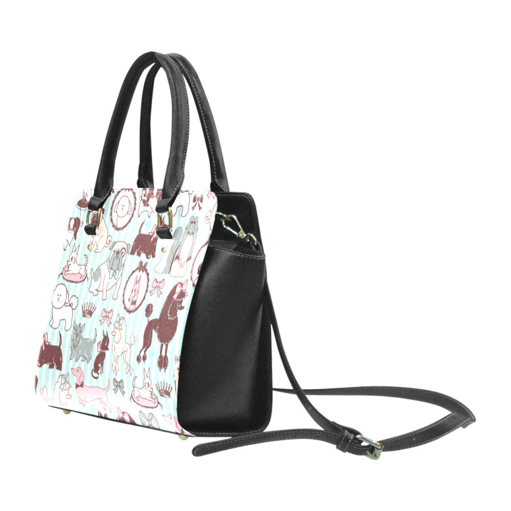 Doggy Boudoir Mint • Handbag