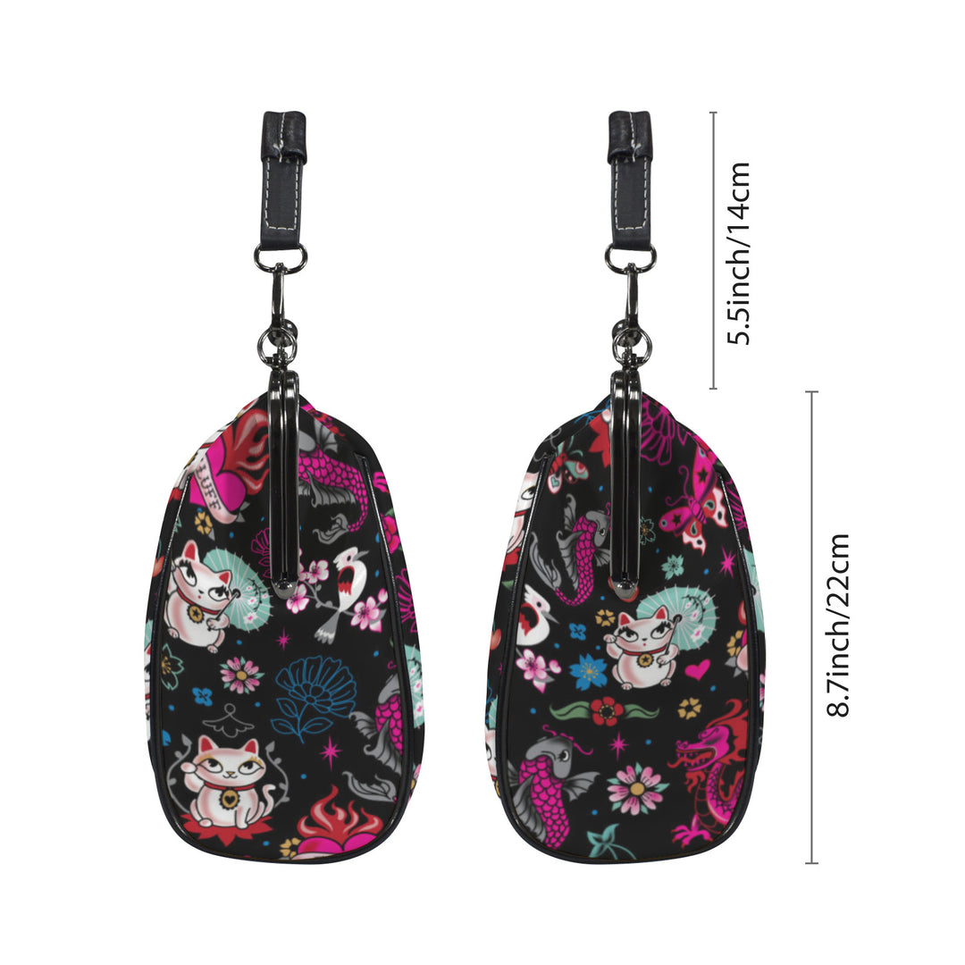 Lucky Kitty • Kiss Lock Purse