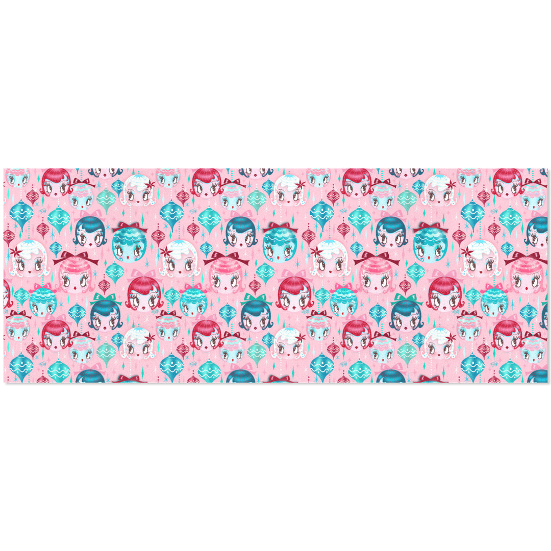 Dolly Ornaments Pink • Gift Wrap Paper 3 Rolls