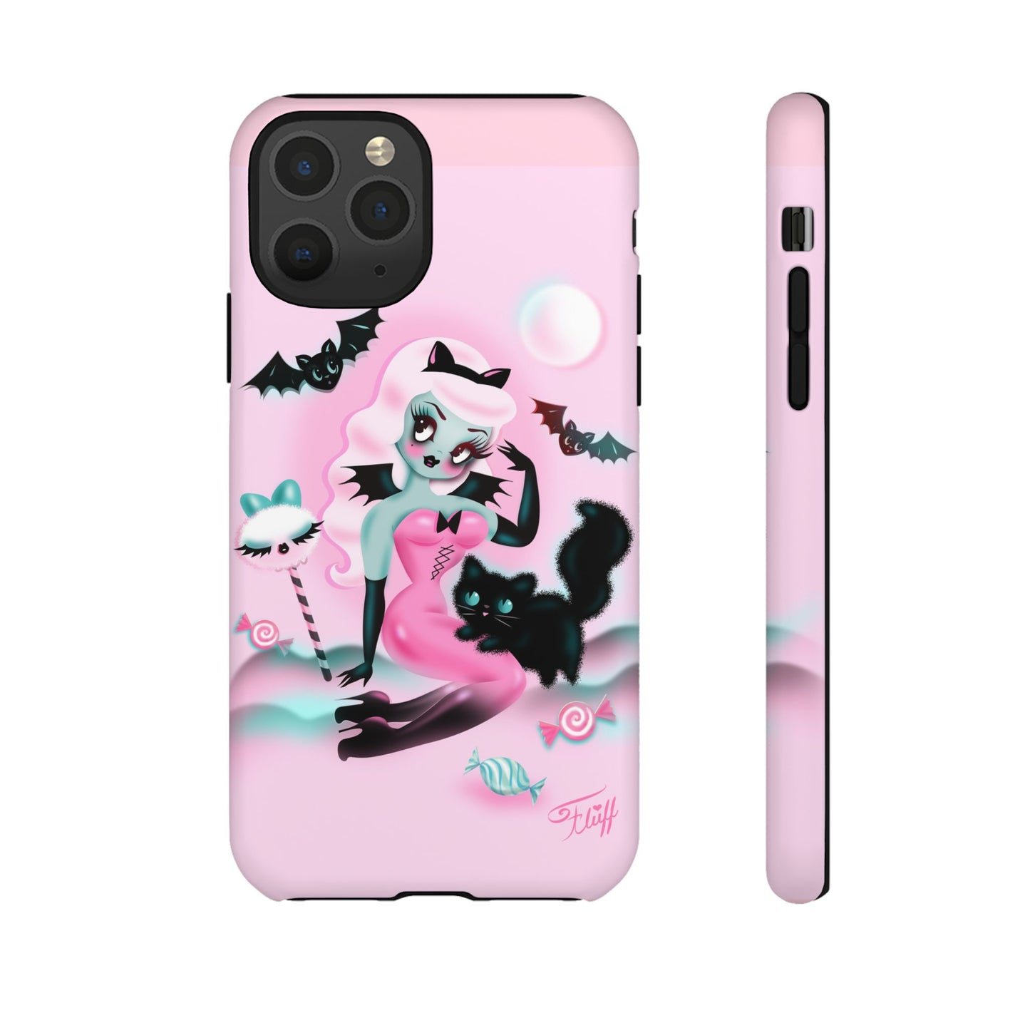 Pastel Candy Vampire with Kitty • Tough Phone Case