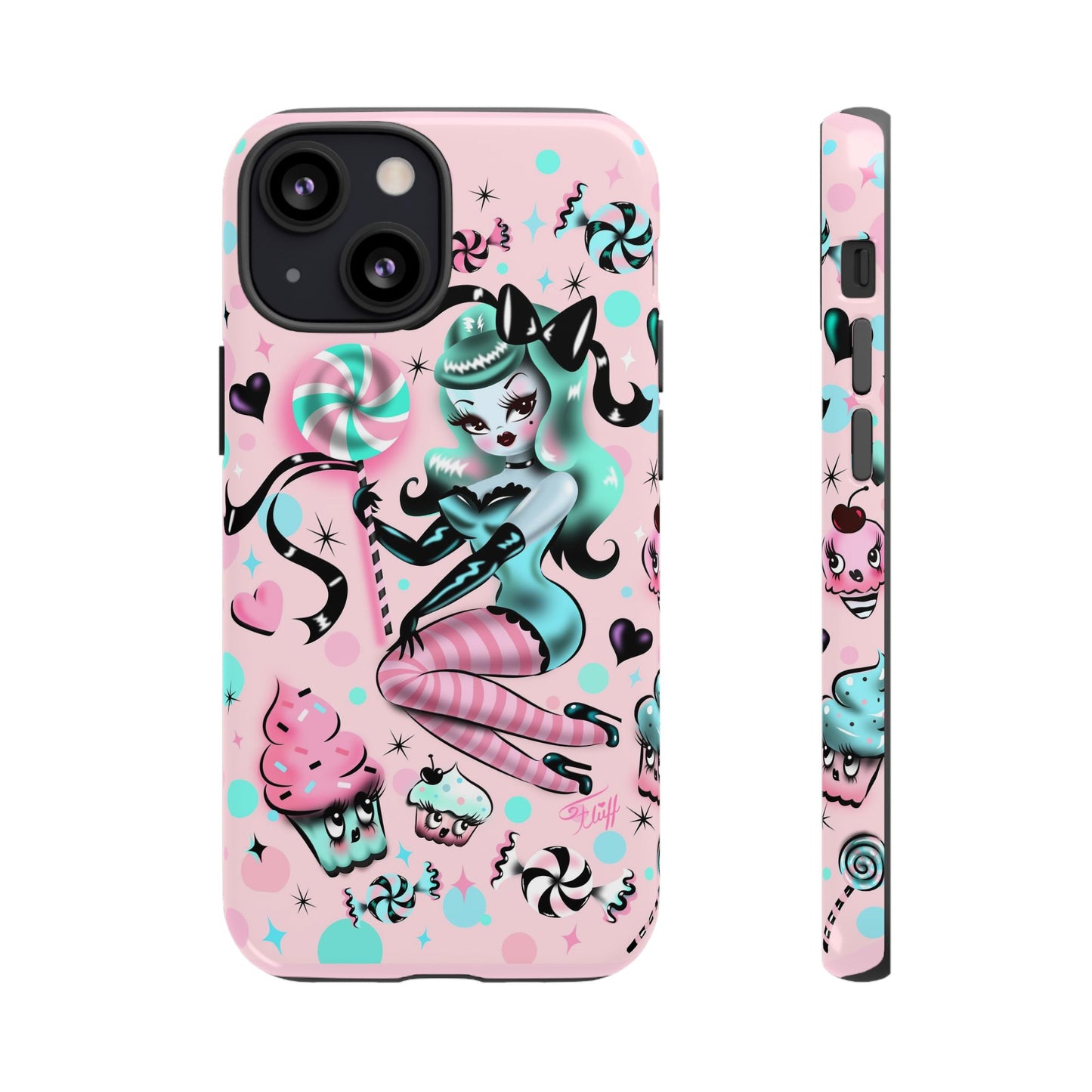 Mint Sugar Pinup • Tough Phone Case