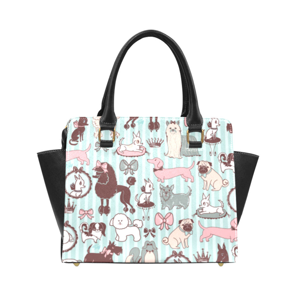 Doggy Boudoir Mint • Handbag