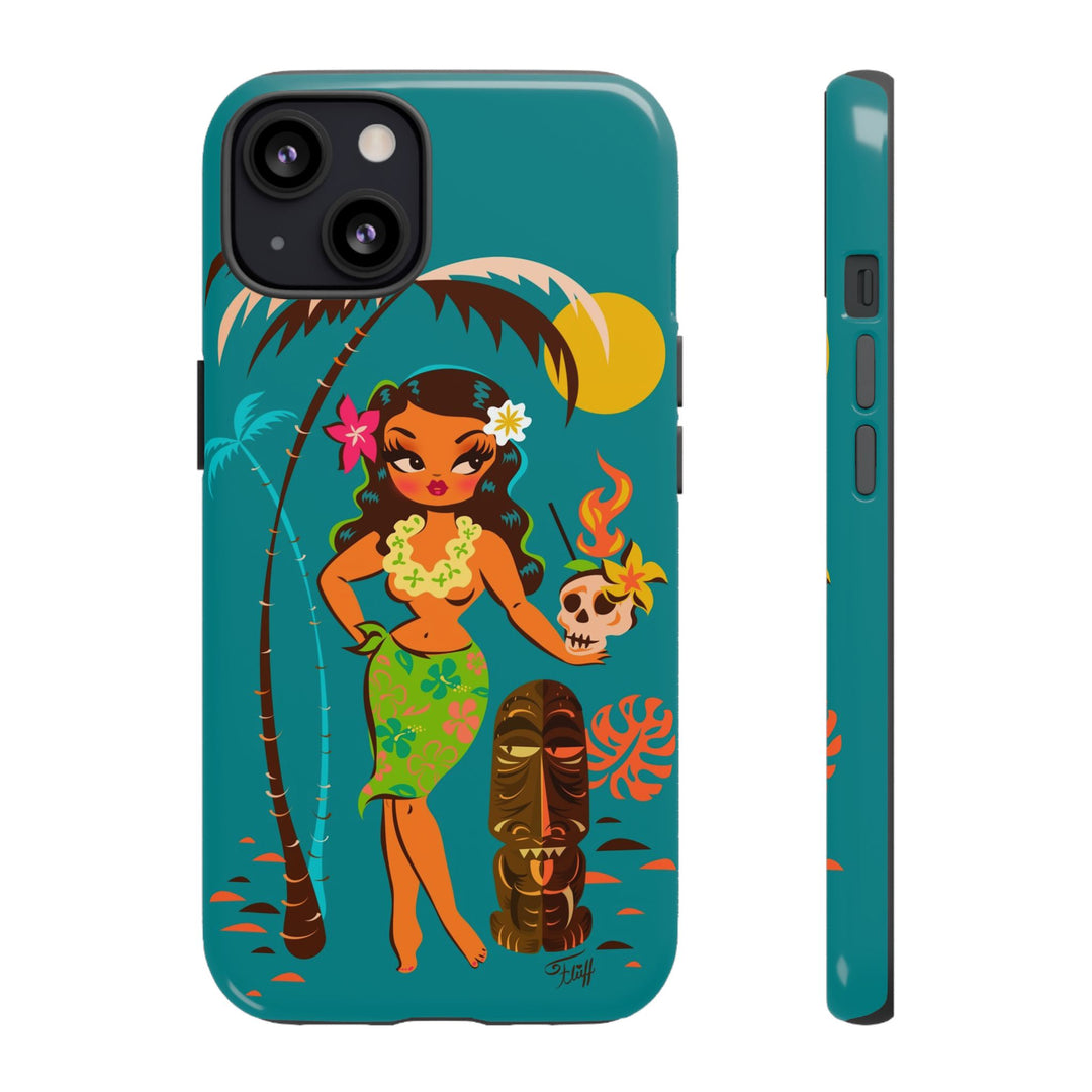Tiki Temptress • With Skull Mug • Phone Case
