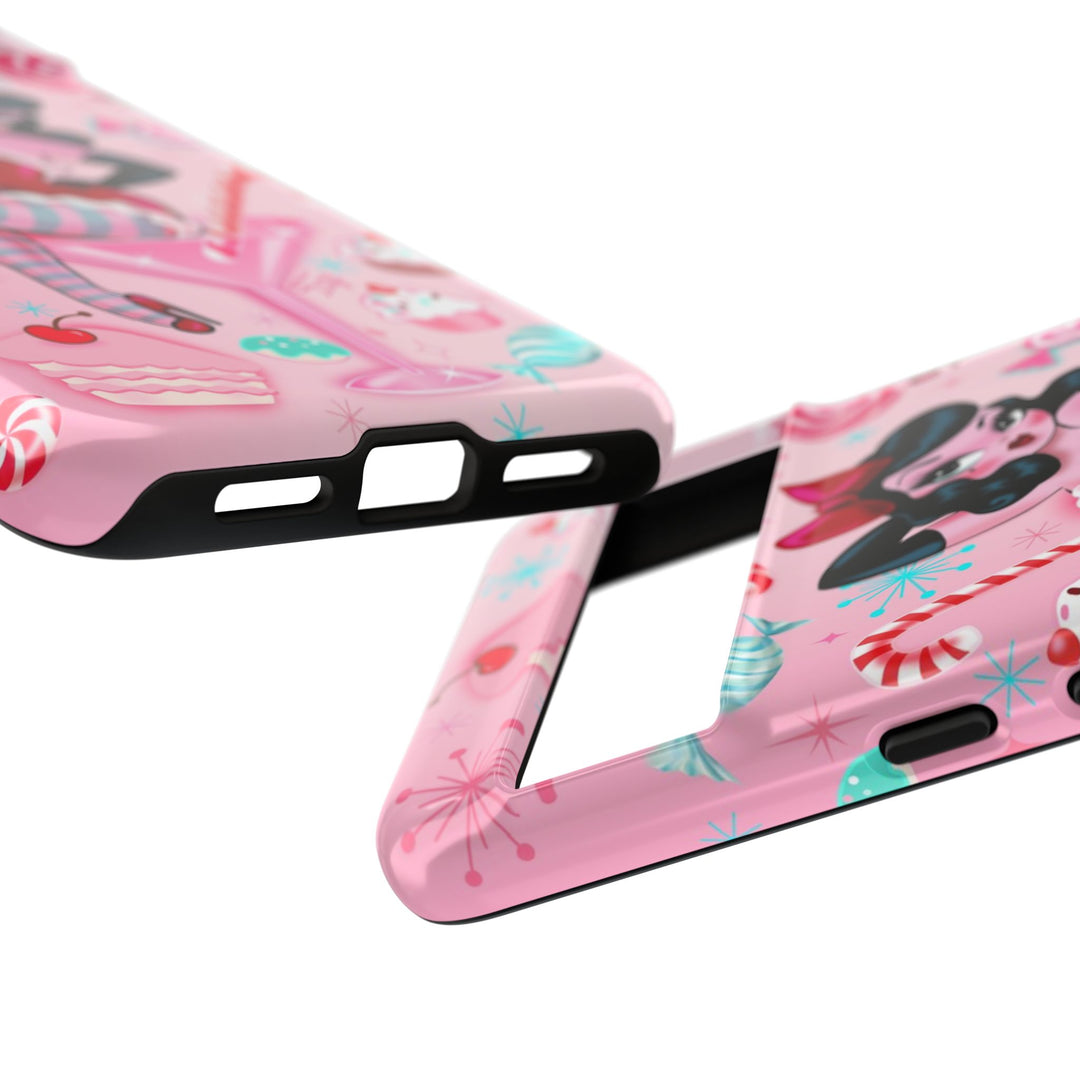 Candy Cane Martini Girl • Case Mate Galaxy S7 & S9 Slim Phone Case