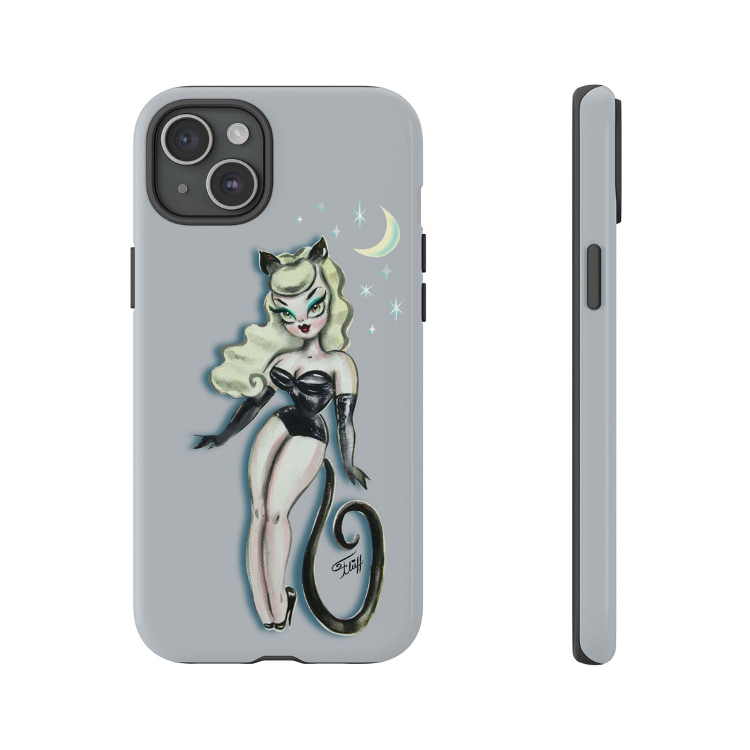 Blonde Cat Girl • Tough Phone Case
