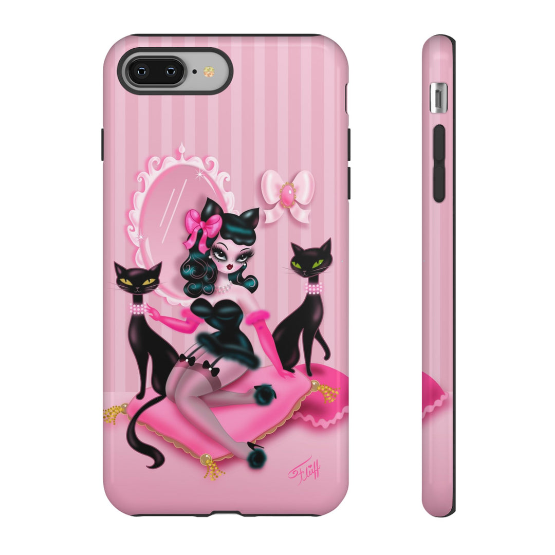 Kitten Boudoir Doll • Tough Phone Case