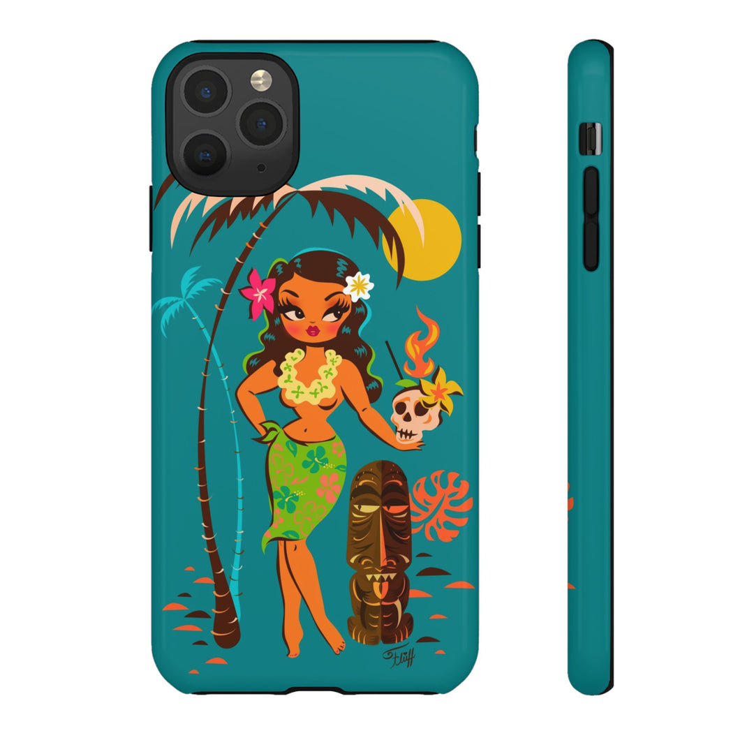 Tiki Temptress • With Skull Mug • Phone Case