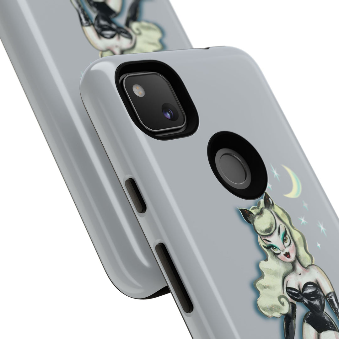 Blonde Cat Girl • Tough Phone Case