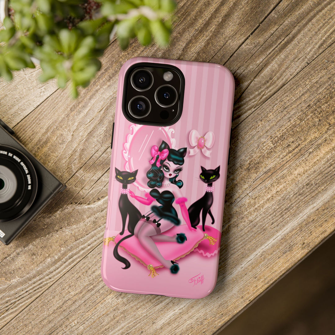 Kitten Boudoir Doll • Tough Phone Case