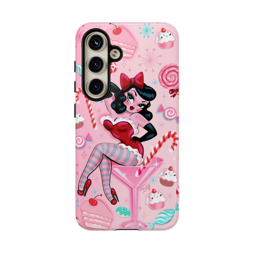 Candy Cane Martini Girl • Case Mate Galaxy S7 & S9 Slim Phone Case