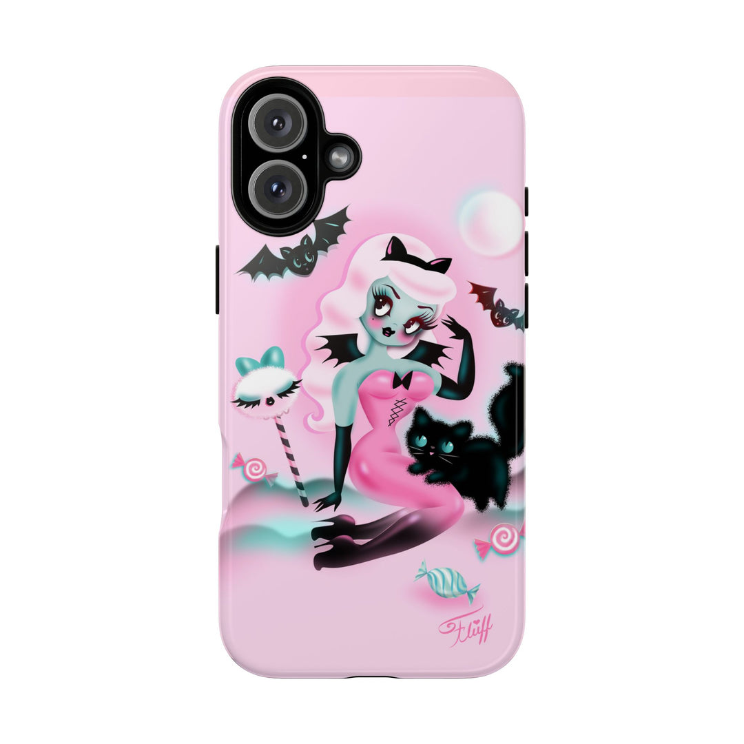 Pastel Candy Vampire with Kitty • Tough Phone Case