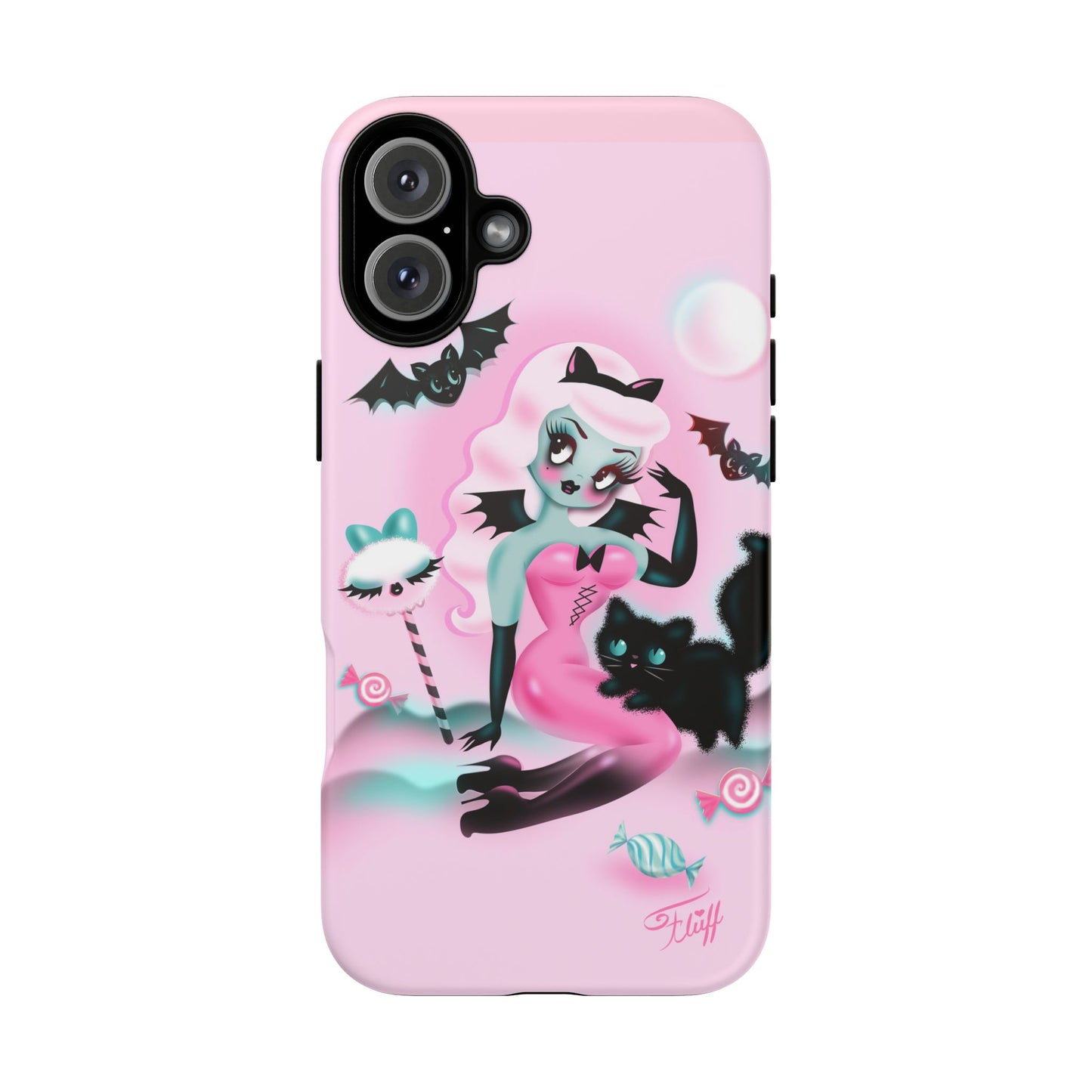 Pastel Candy Vampire with Kitty • Tough Phone Case