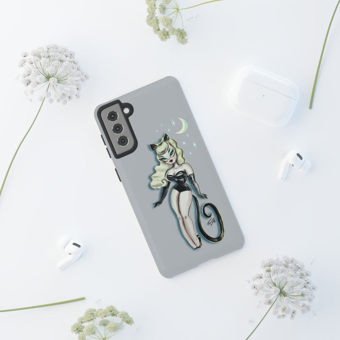 Blonde Cat Girl • Tough Phone Case