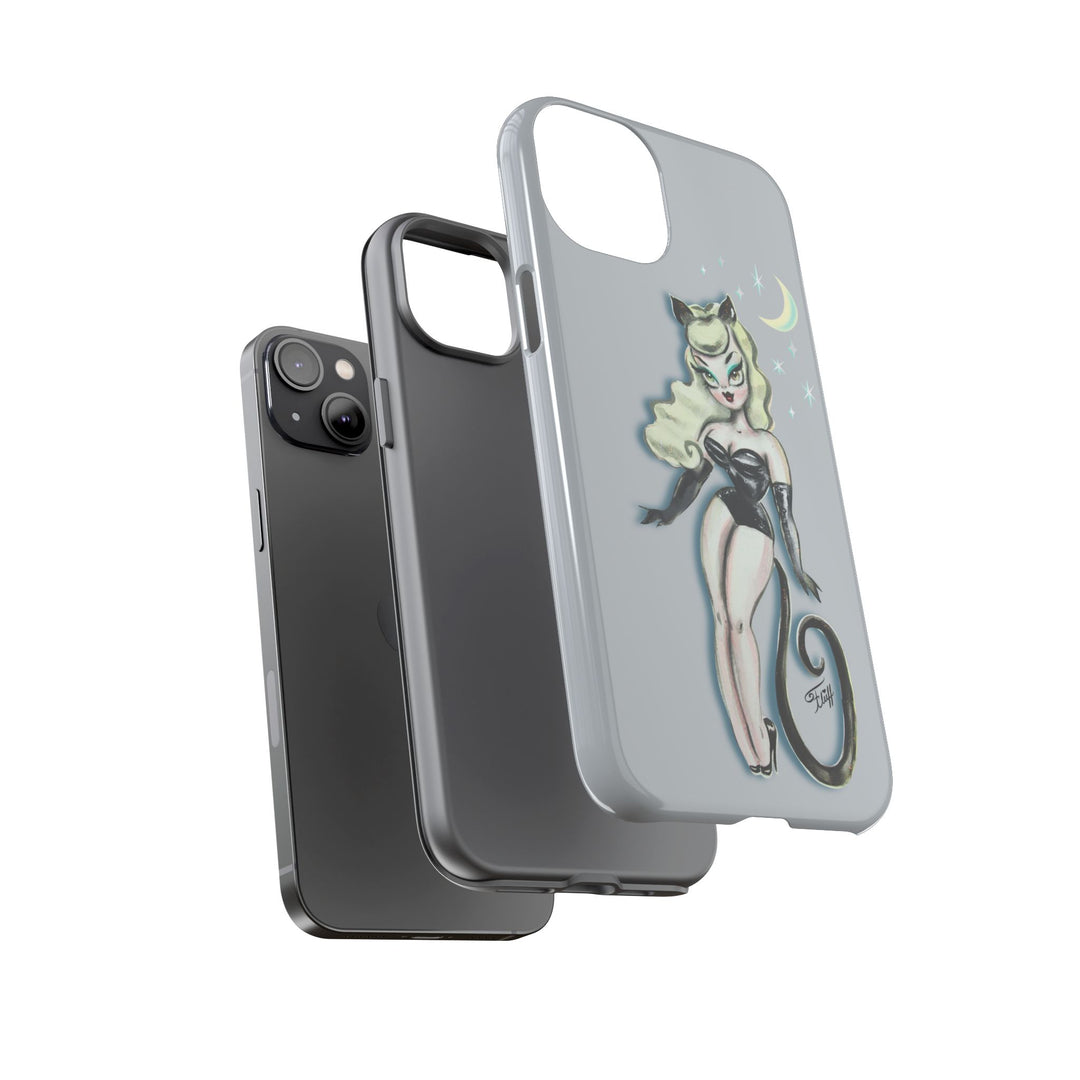 Blonde Cat Girl • Tough Phone Case
