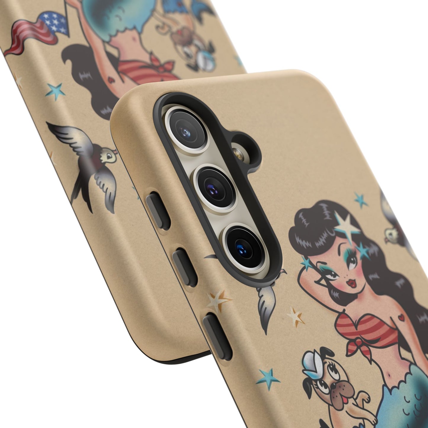 Patriotic Mermaid • Tough Phone Case