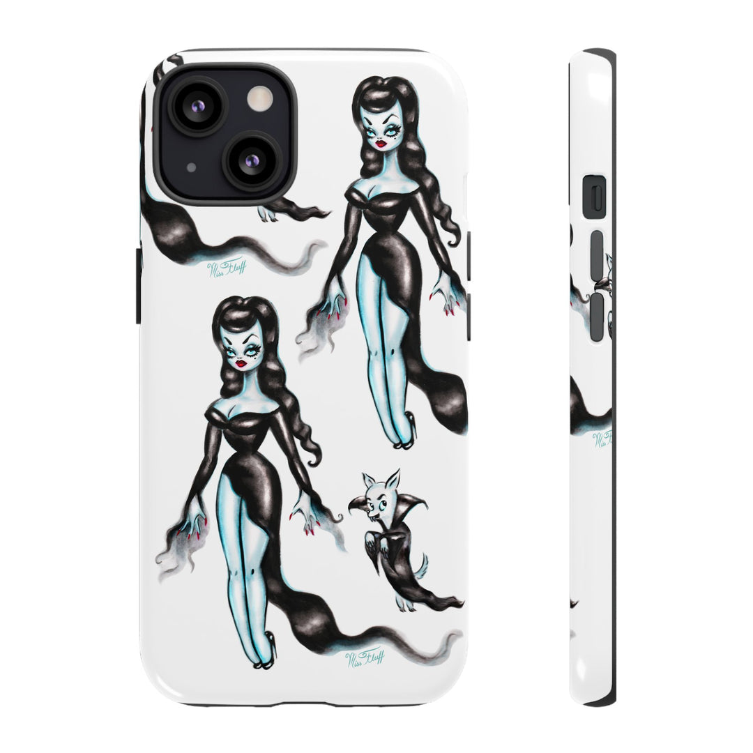 Vampira with Nosferachi • Tough Phone Case