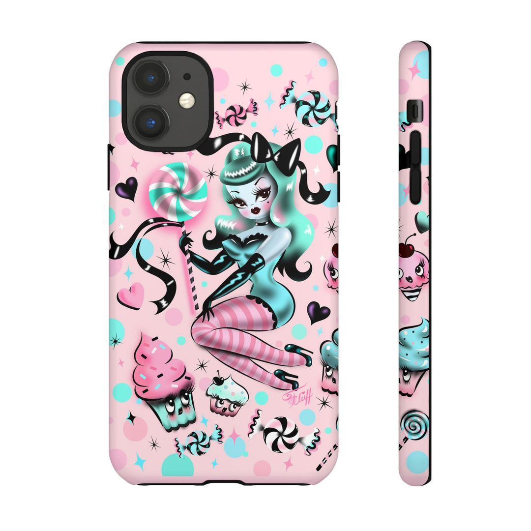 Mint Sugar Pinup • Tough Phone Case