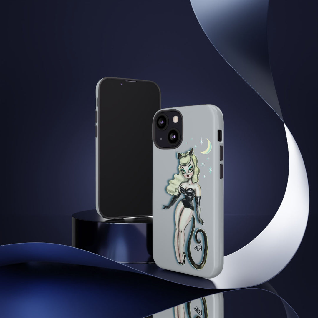 Blonde Cat Girl • Tough Phone Case