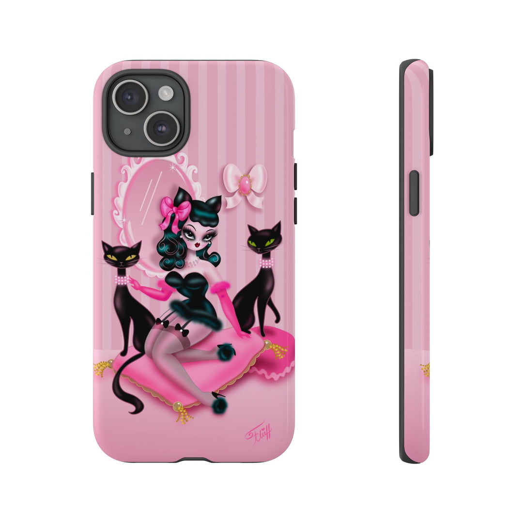 Kitten Boudoir Doll • Tough Phone Case