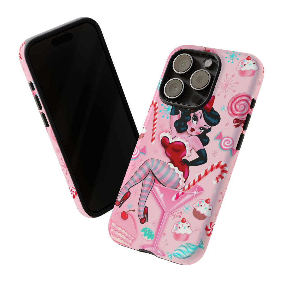 Candy Cane Martini Girl • Case Mate Galaxy S7 & S9 Slim Phone Case