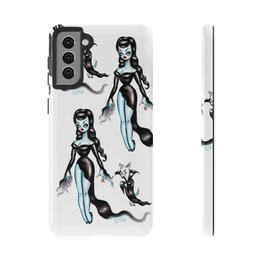 Vampira with Nosferachi • Tough Phone Case