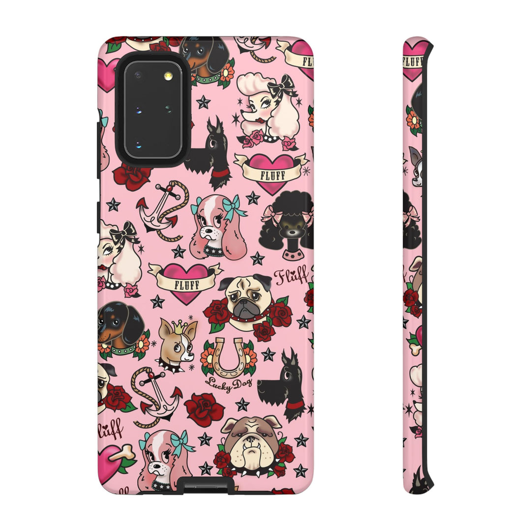 Tattoo Pooch Pink • Tough Phone Case