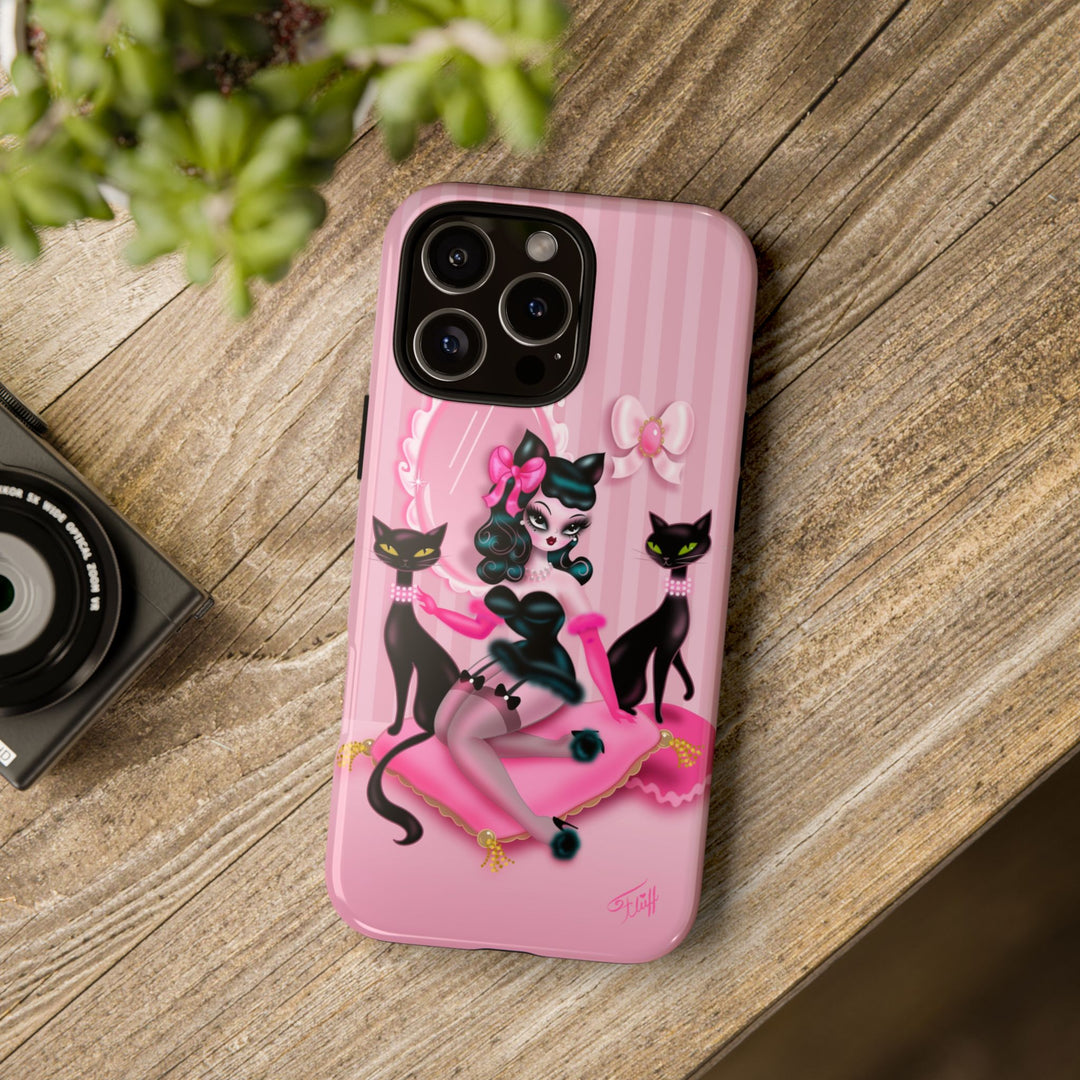 Kitten Boudoir Doll • Tough Phone Case