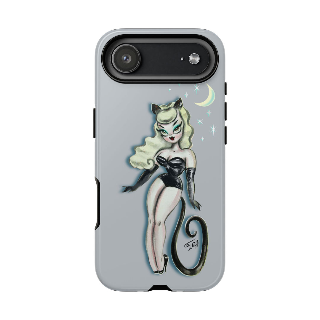 Blonde Cat Girl • Tough Phone Case