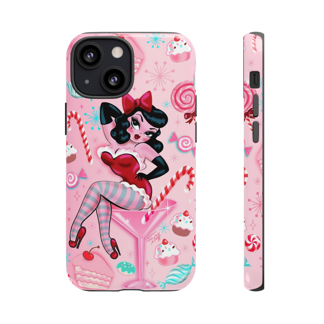 Candy Cane Martini Girl • Case Mate Galaxy S7 & S9 Slim Phone Case