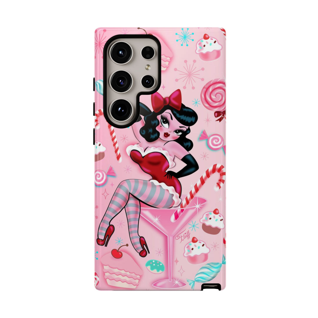 Candy Cane Martini Girl • Case Mate Galaxy S7 & S9 Slim Phone Case