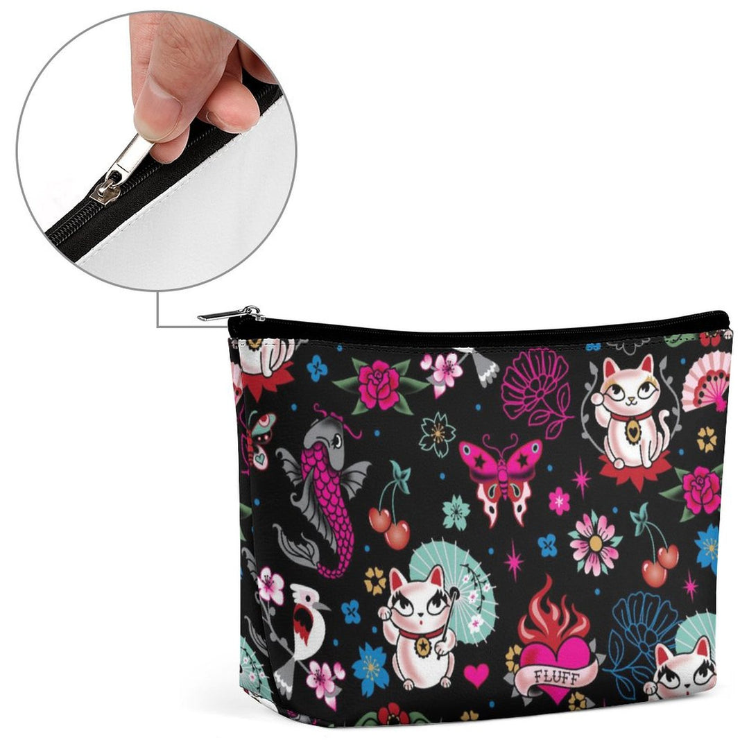 Lucky Kitty • Cosmetic Bag