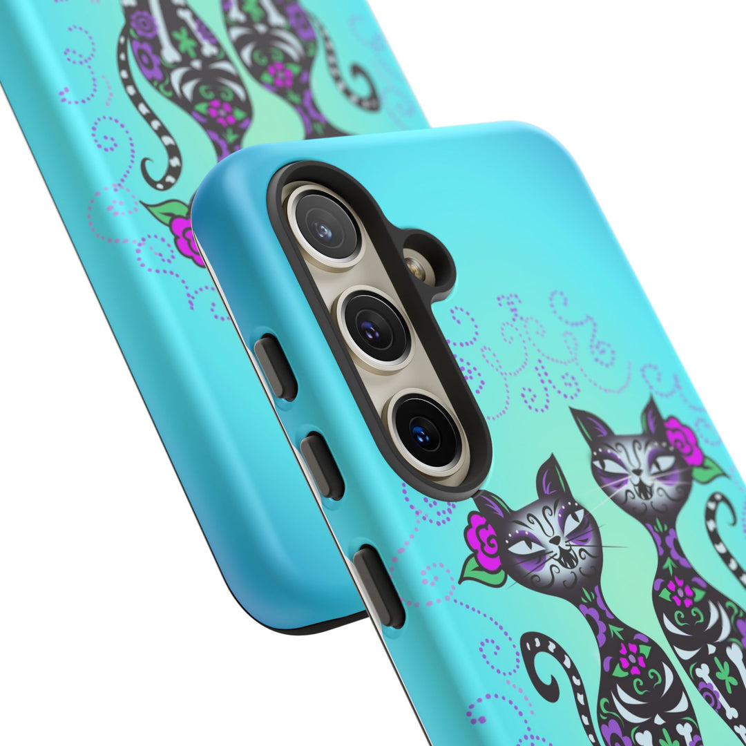 Sugar Skull Cats • Tough Phone Case