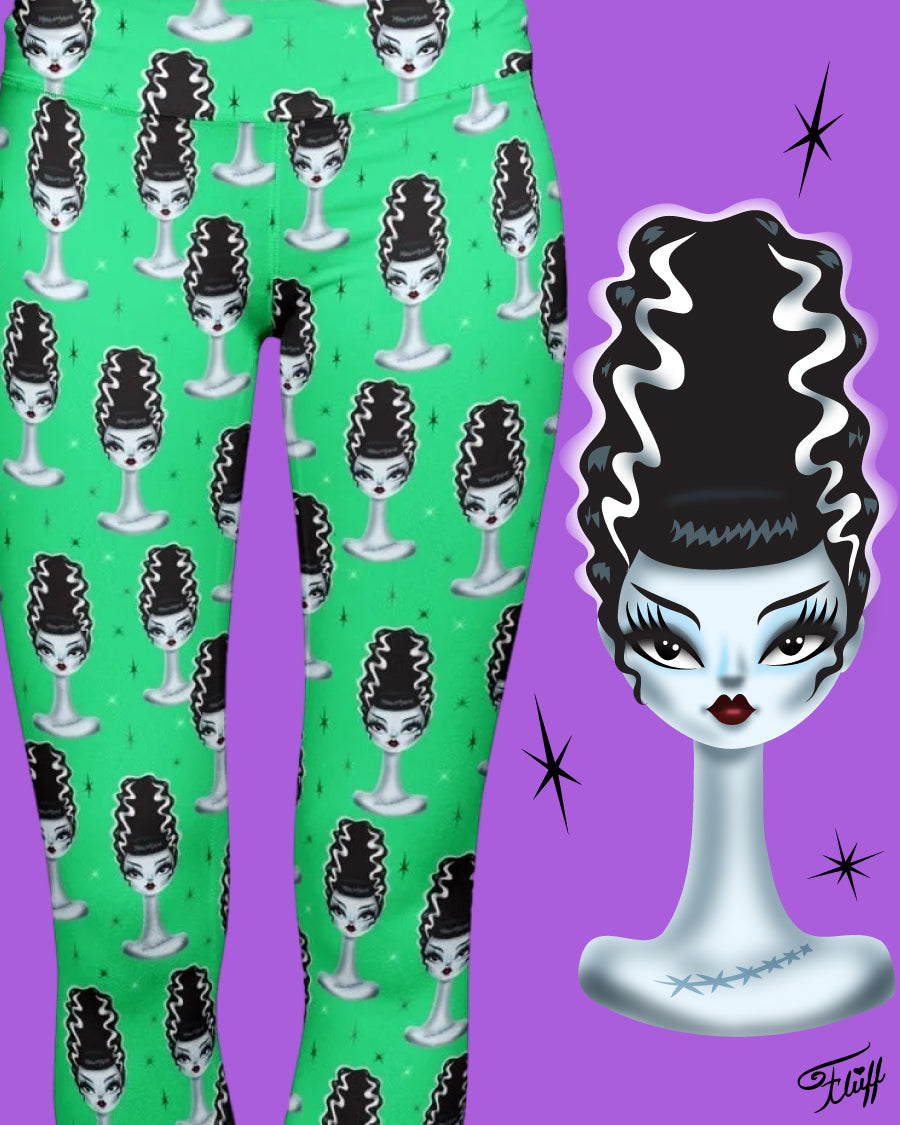 "Frank's Bride" Leggings by Miss Fluff x Lipstick & Chrome