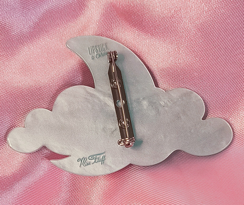 Luna Lullaby Brooch by Miss Fluff x Lipstick & Chrome