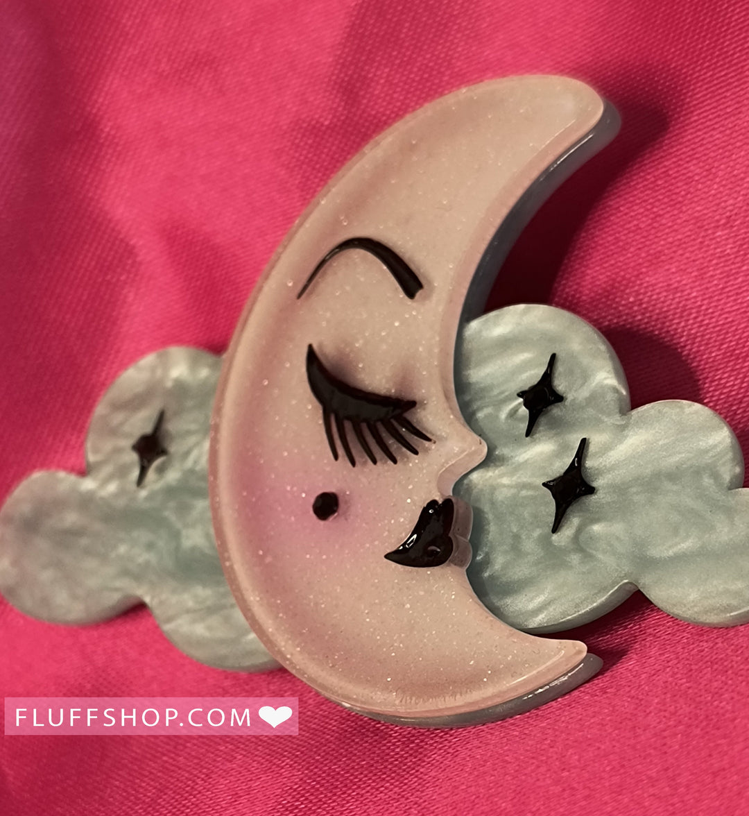 Luna Lullaby Brooch by Miss Fluff x Lipstick & Chrome