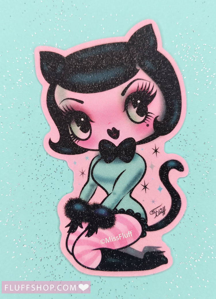 Kitten Doll with Candy Kitten • 6 Stickers Set
