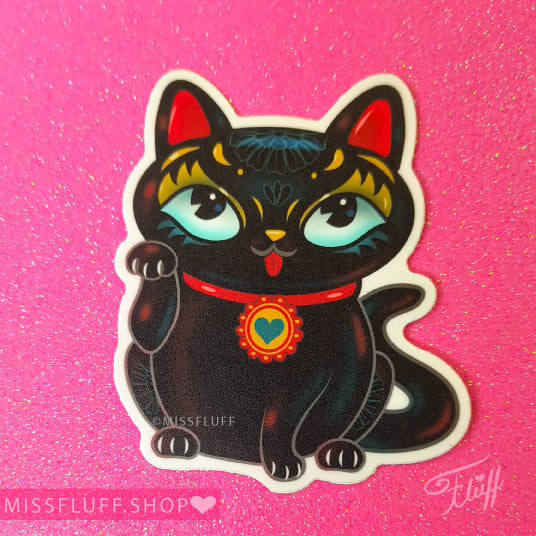 Lucky Kitties • Three Stickers Set