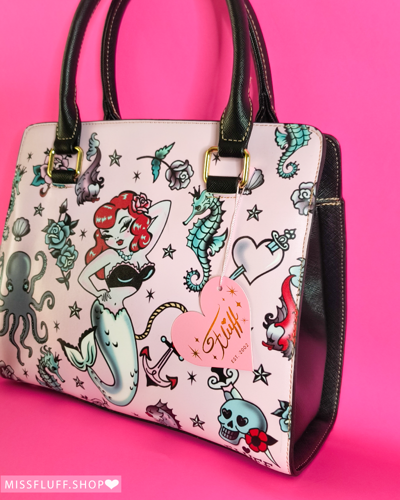 Molly Mermaid on Pink • SPECIAL EDITION Handbag