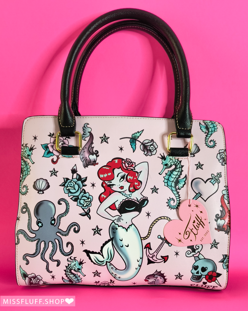 Molly Mermaid on Pink • SPECIAL EDITION Handbag