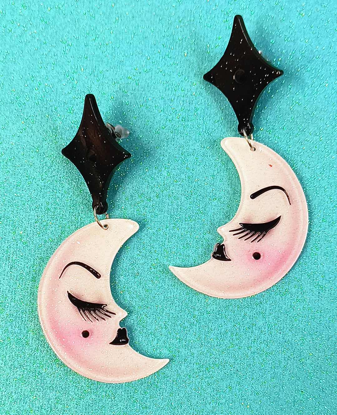 Lil Luna Lullaby Earrings by Miss Fluff x Lipstick & Chrome