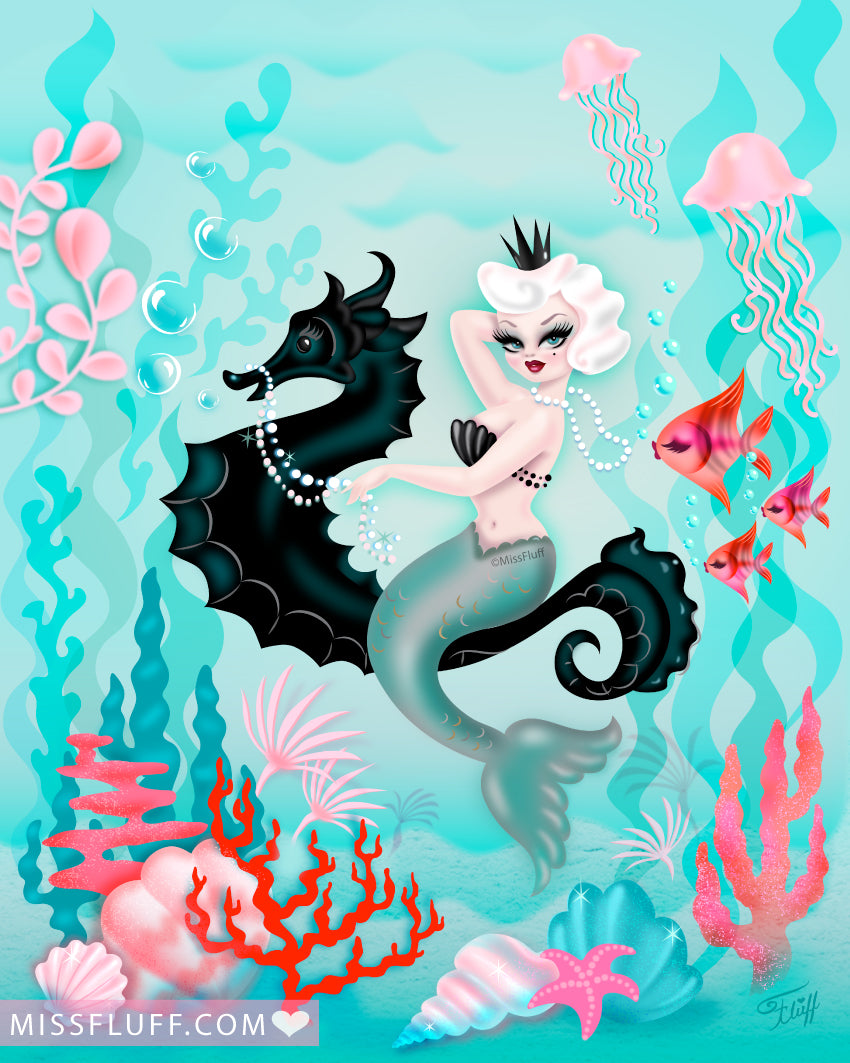 Perlette Mermaid • Art Print