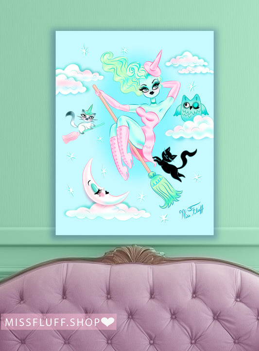 Pink Witch • Canvas Gallery Wrap