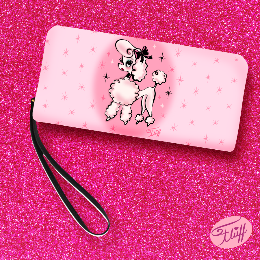 Posh Poodle • Clutch Wallet