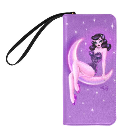 Stargazer Brunette Purple • Clutch Wallet