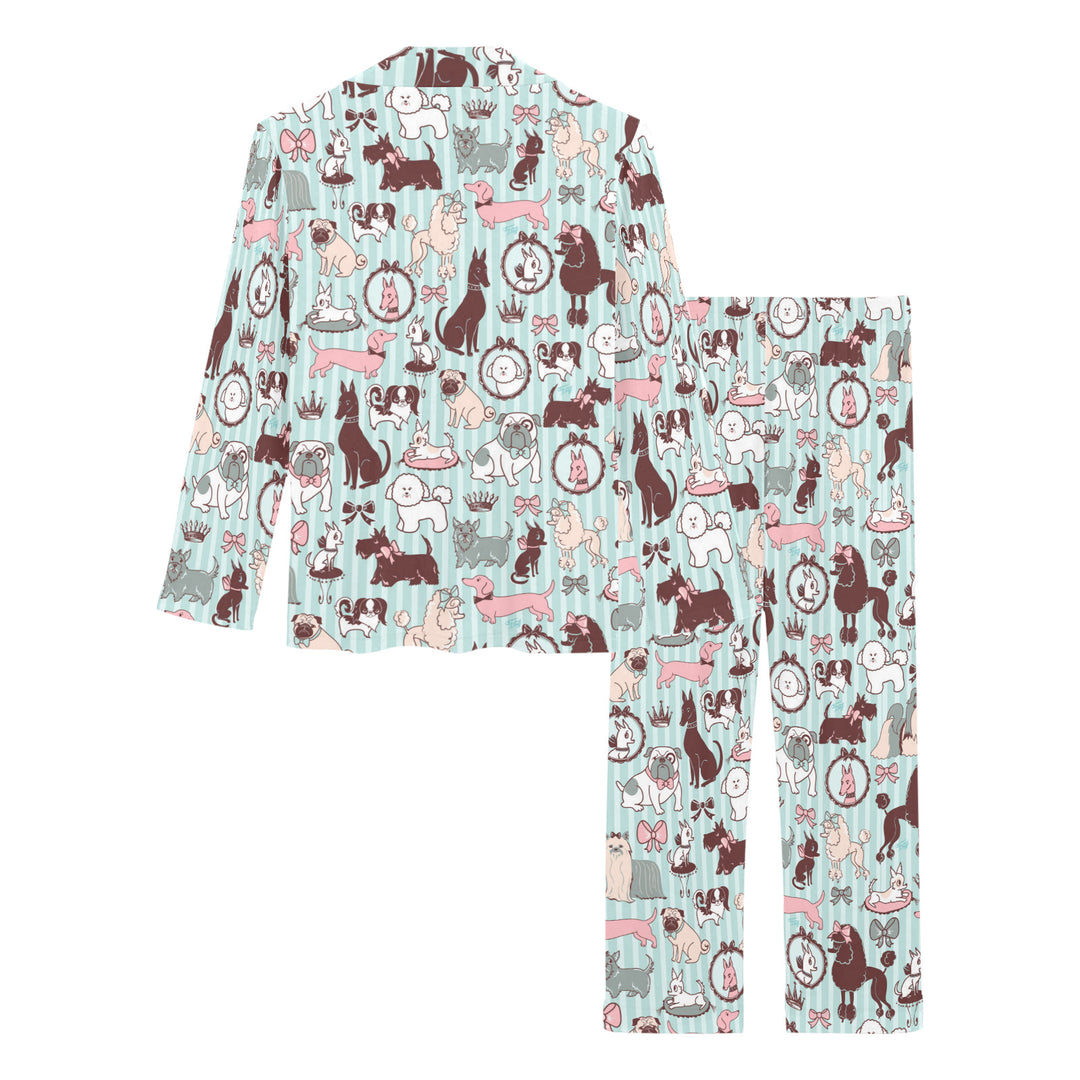 Doggy Boudoir Mint • Women's Pajama Set