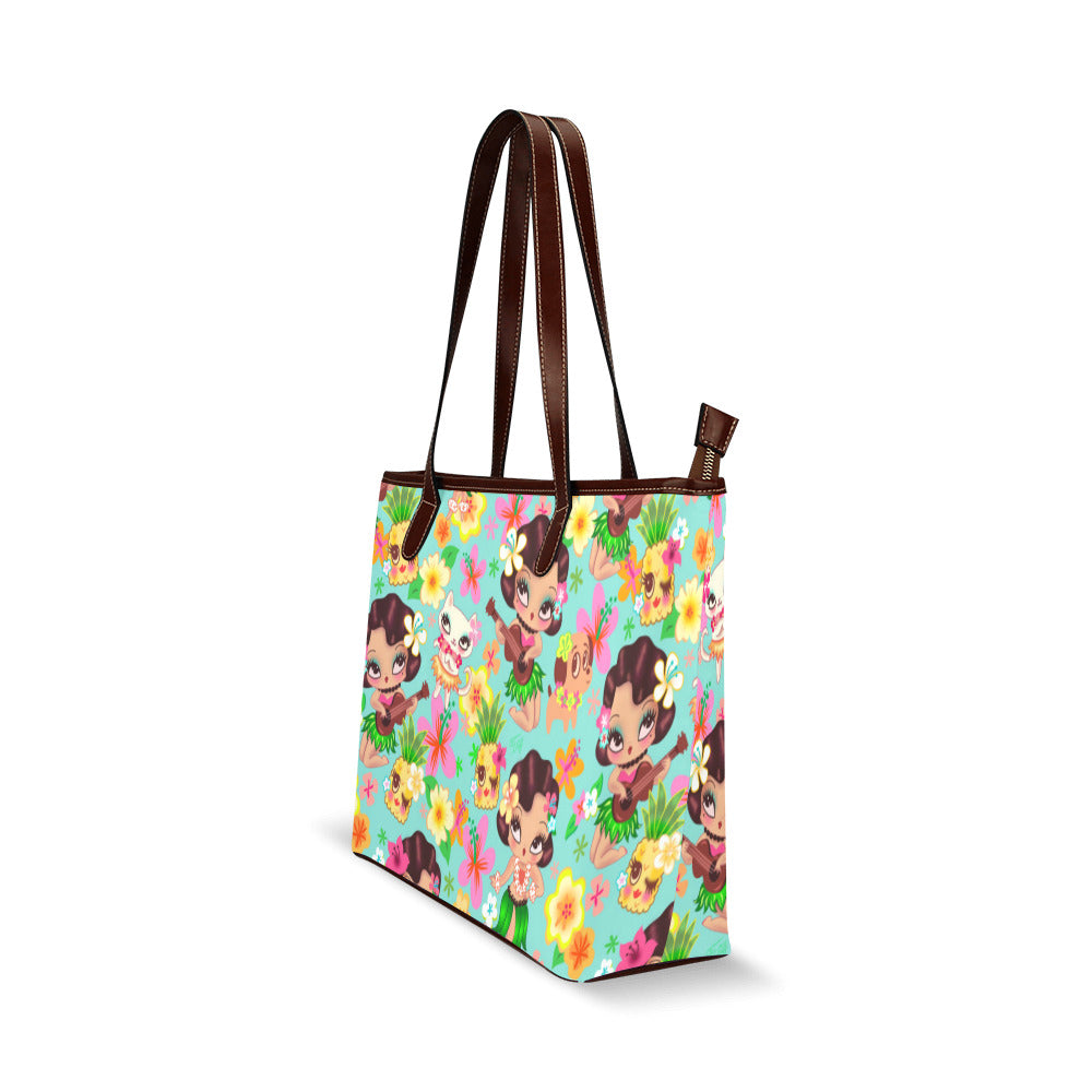 Hula Lulu Pattern • Shoulder Purse Tote