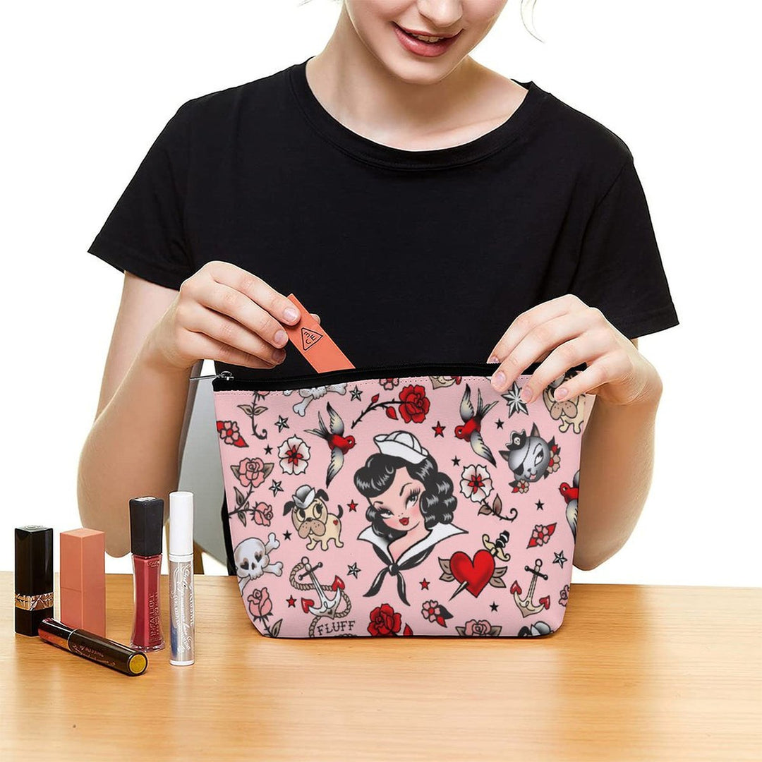 Suzy Sailor Pink • Cosmetic Bag