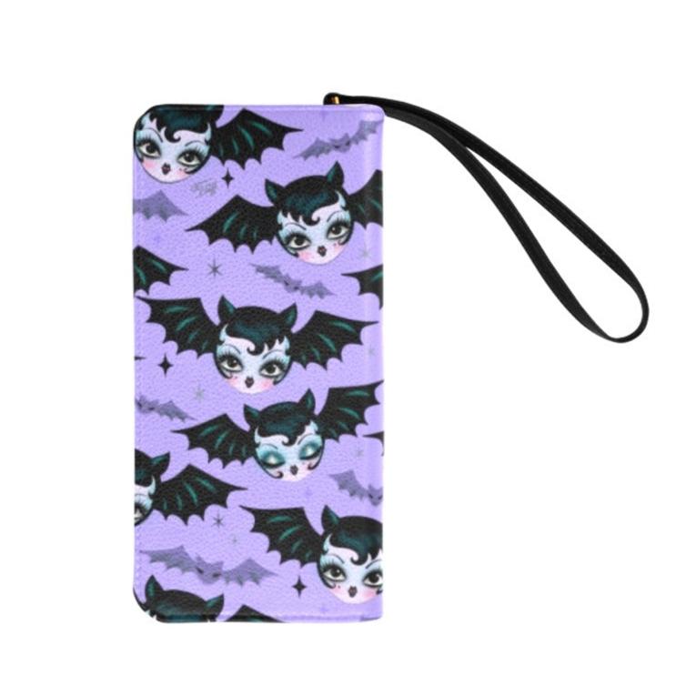 Vampire Bat Dolly Purple • Clutch Wallet