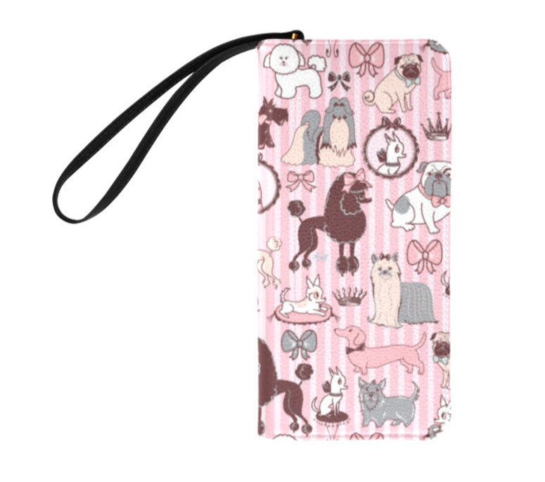 Doggy Boudoir Pink • Clutch Wallet