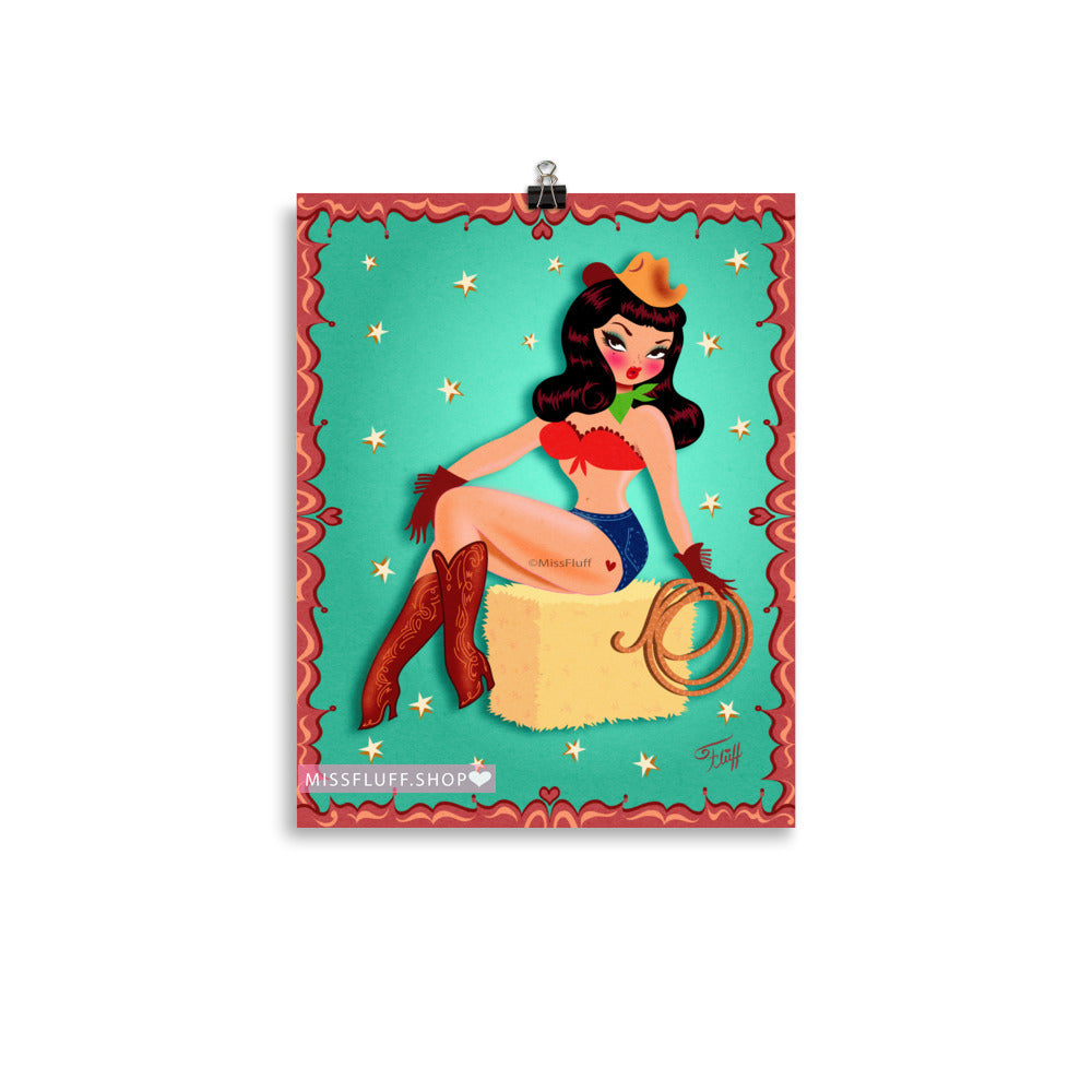 Cow Girl • Art Print